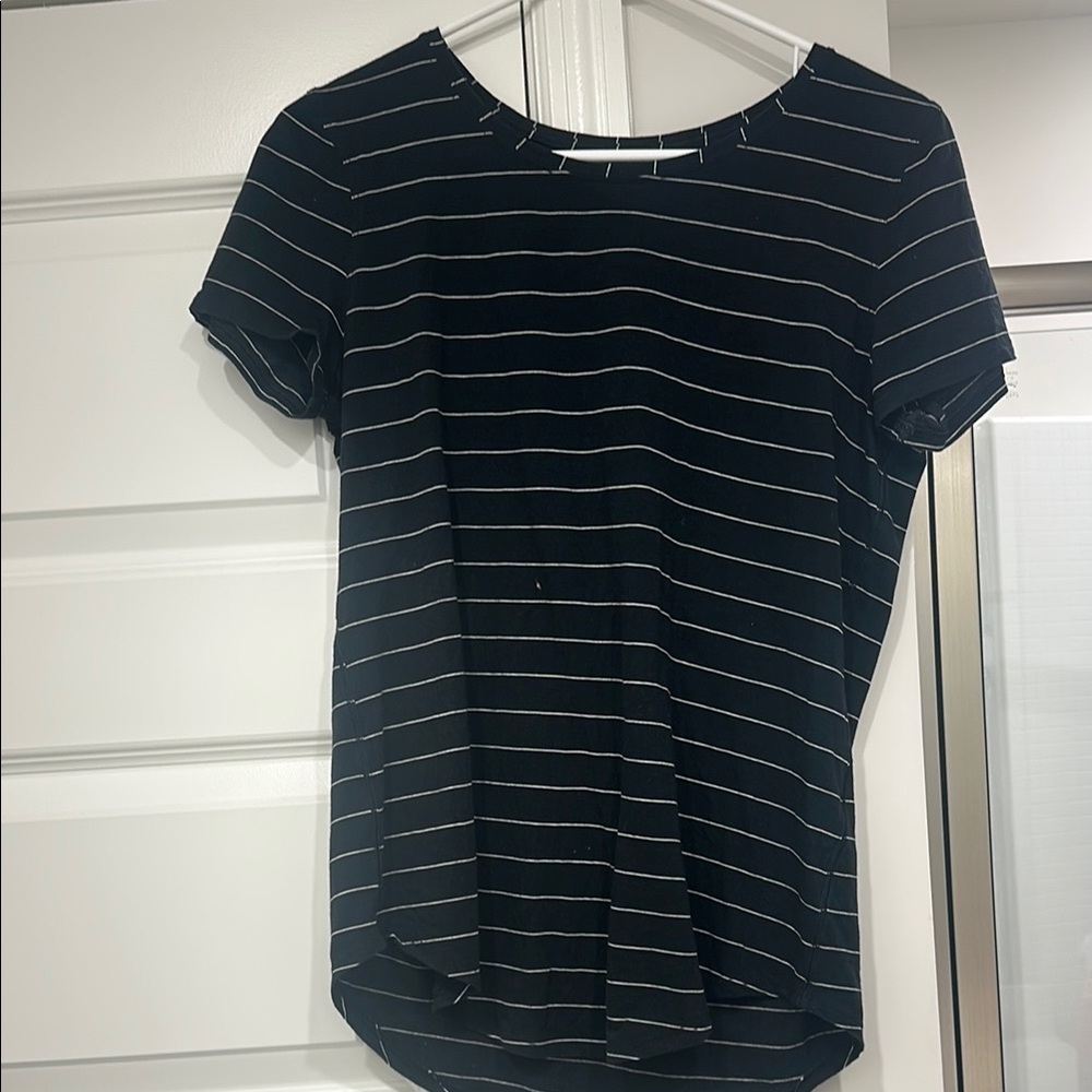 Lululemon Athletica Black Love Crew Short Sleeve Tee